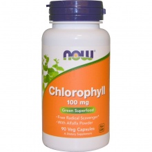  NOW Chlorophyll caps 100  90 