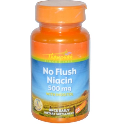  Thompson No Flush Niacin 500 mg 30 