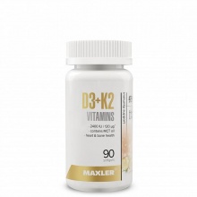  Maxler Vitamin D3 + K2 90 