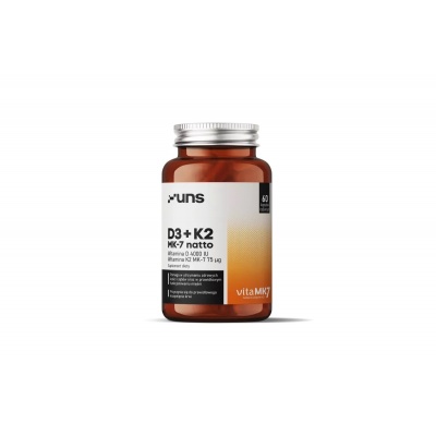  UNS Supplements VIT D3+K2 MK7 60 