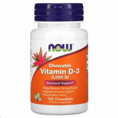  NOW Vitamin D-3 5000 120  